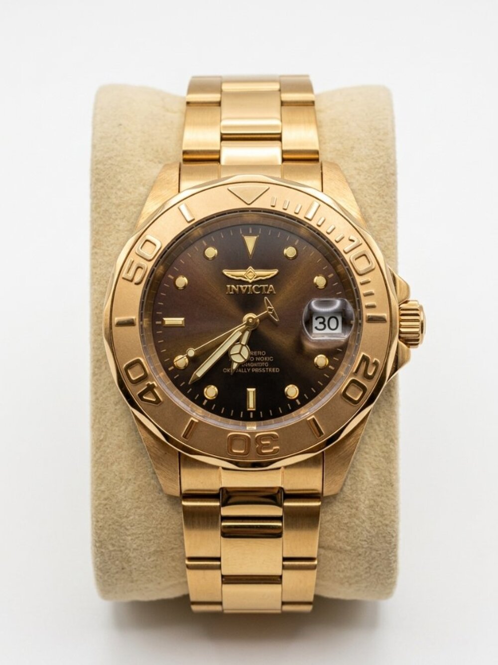 Invicta Pro Diver Mens' Gold Tone Watch